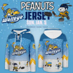 Toledo Walleye x Peanuts Night Limited Edition Lace up Hoodie