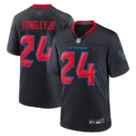Nike Derek Stingley JrTShirt Navy 2nd Alternate Game Jersey