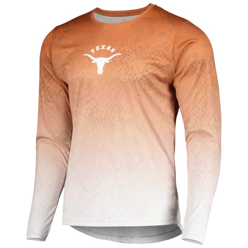 Men's Texas Longhorns Knockout State Long Sleeve T-Shirt - Image 6