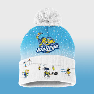 Toledo Walleye x 2024 Peanuts Night Limited Edition Bobble Hat