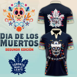 Toronto Maple Leafs 2024 NHL Dia De Los Muertos Premium Limited Polo