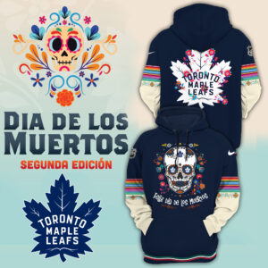 Women’s Nike Toronto Maple Leafs 2024 NHL Dia De Los Muertos Premium Limited Pullover Hoodie