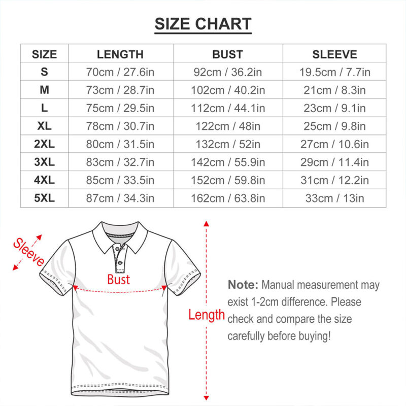 Men's Custom Face Polo Shirt Personalized Light Blue Hawaiian Golf Shirts - Image 3