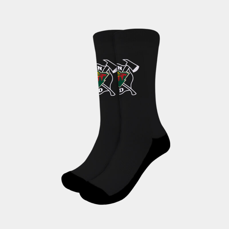 Minnesota Wild x 2024 Firefighter Appreciation Night Premium Limited Sock