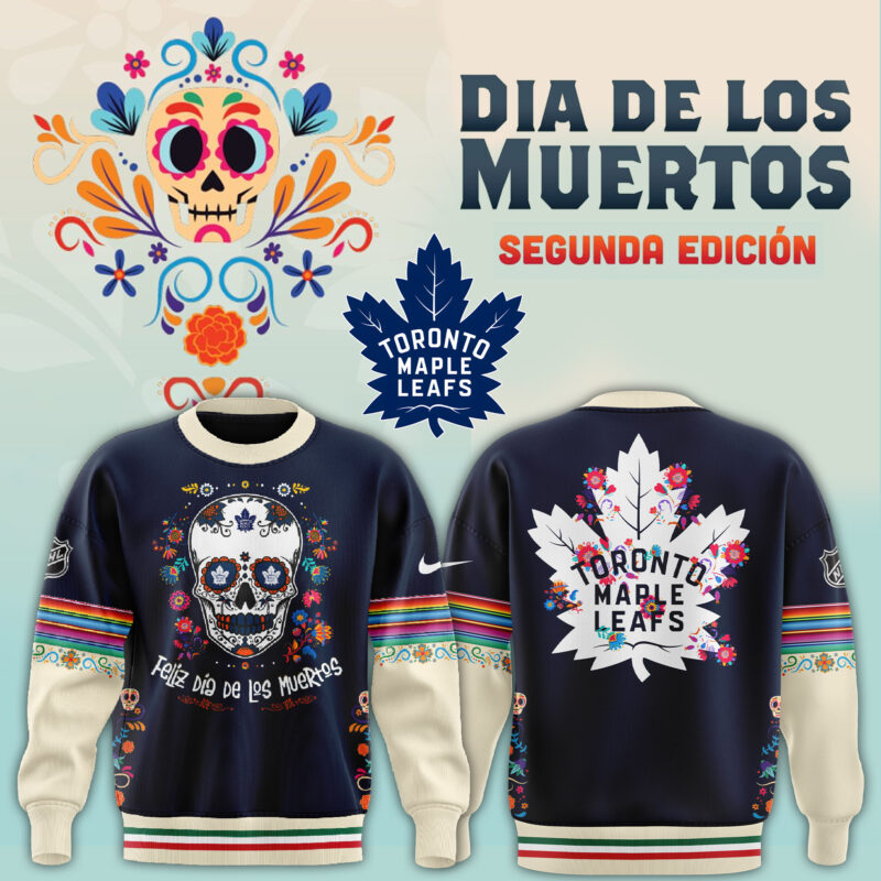 Unisex Nike Pro Toronto Maple Leafs 2024 NHL Dia De Los Muertos Premium Limited Sweatshirt