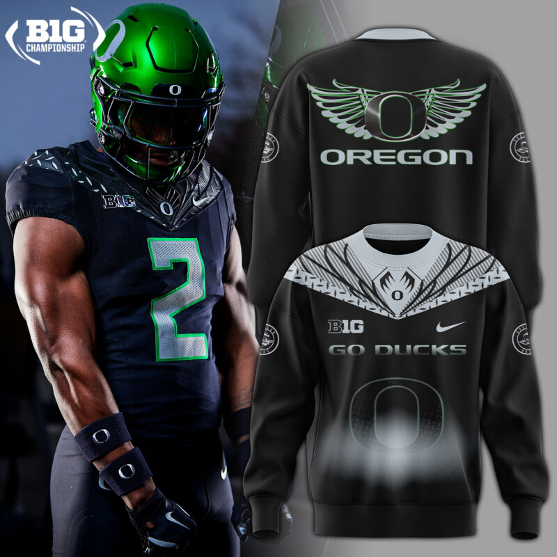 Oregon Football 2024 Big Ten Championship Game Premium Limited Sweatshirt