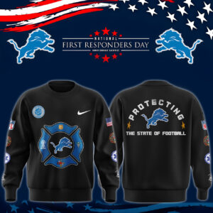 Detroit Lions x 2024 First Responders Day Premium Limited Sweatshirt