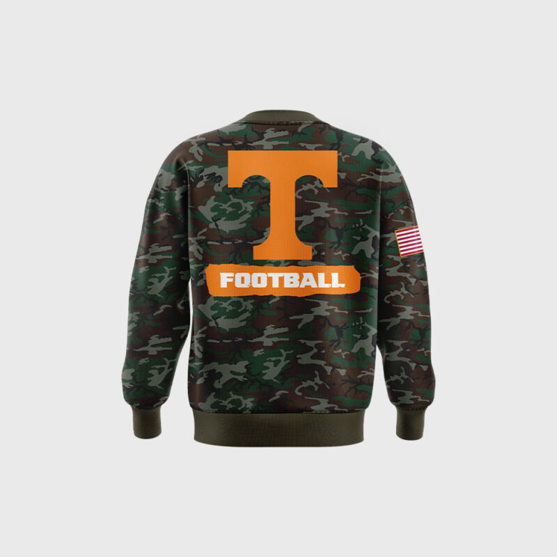 Tennessee Football Nike Camo 2024 Salute to Service Sweatshirt - Image 3