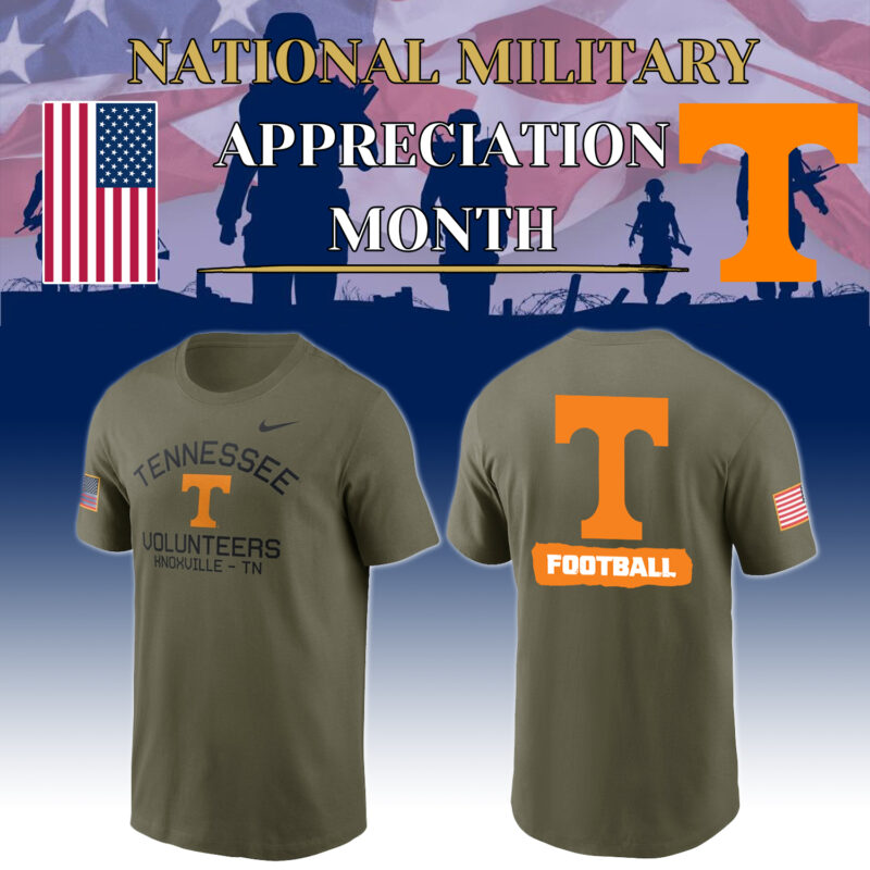 Men's Nike Olive Tennessee Volunteers 2024 Military Appreciation Performance Shirt