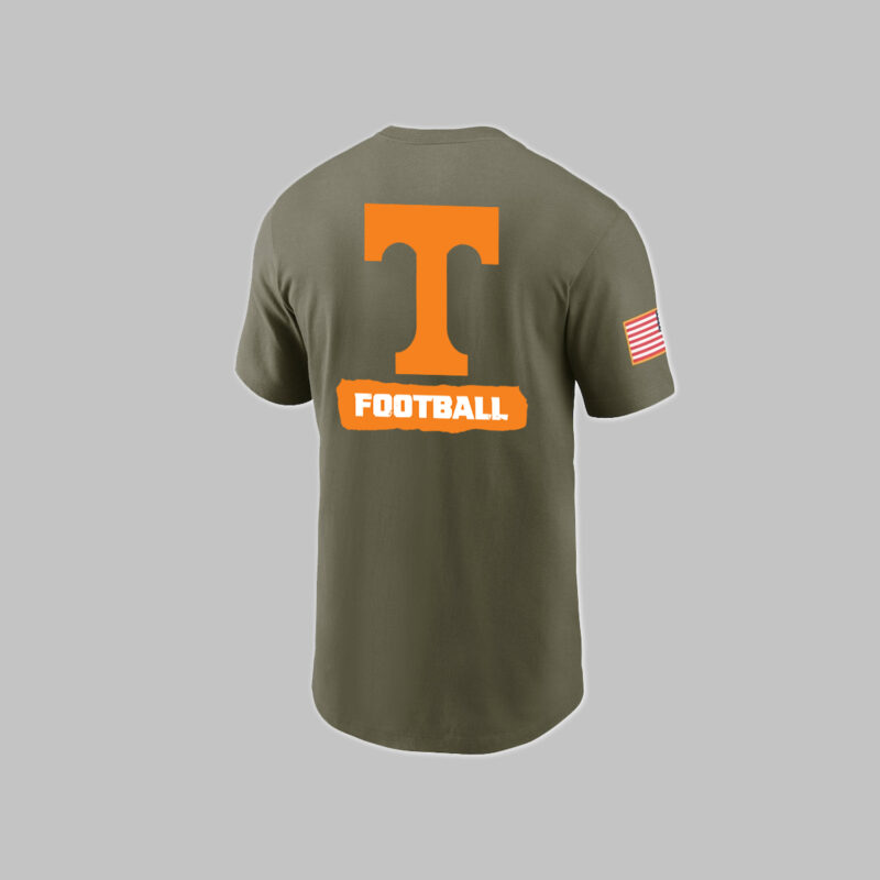 Men's Nike Olive Tennessee Volunteers 2024 Military Appreciation Performance Shirt - Image 3