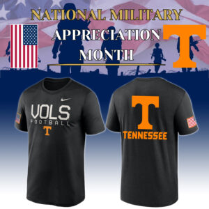 Men's Nike Black Tennessee Volunteers 2024 Military Appreciation Legend Performance Shirt