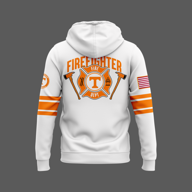 Tennessee Volunteers Football  x 2024 Firefighter Appreciation Night Premium Limited Hoodie - Image 3