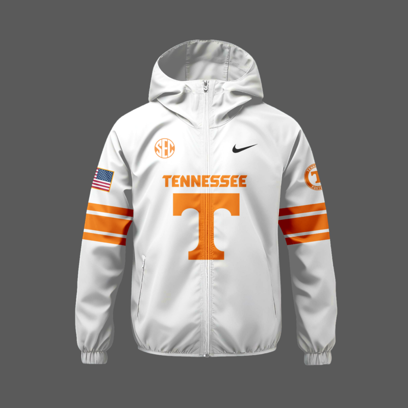 Tennessee Volunteers Football x 2024 Firefighter Appreciation Night Premium Limited Pullover Wind Jacket - Image 2