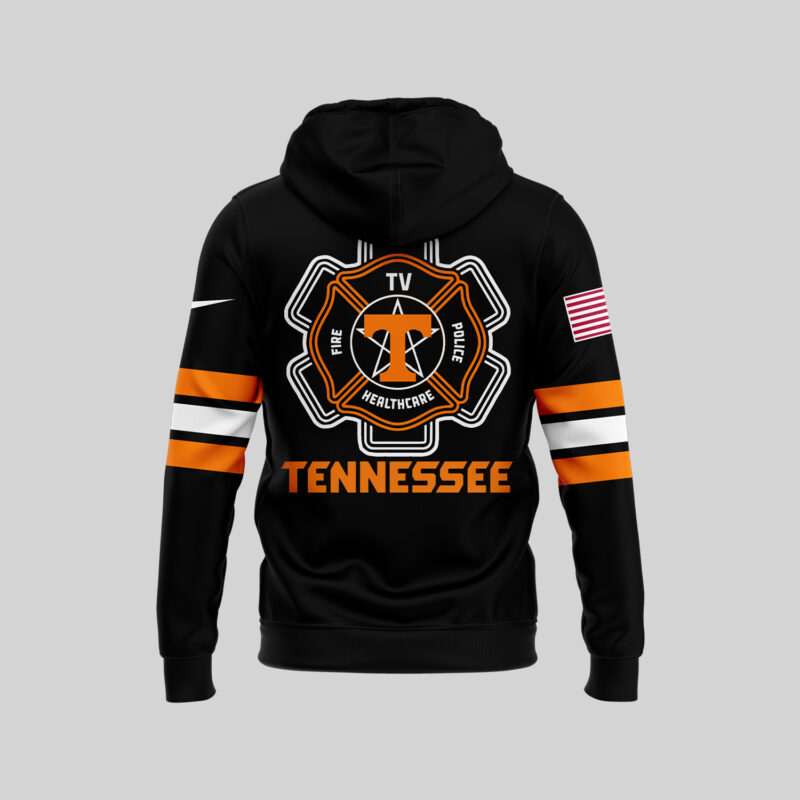 Men’s Nike Tennessee Volunteers x 2024 Firefighter Appreciation Night Premium Limited Pullover Hoodie - Image 3