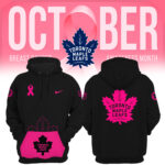 Women’s Nike Toronto Maple Leafs 2024 NHL Breast Cancer Awareness Month Pullover Hoodie