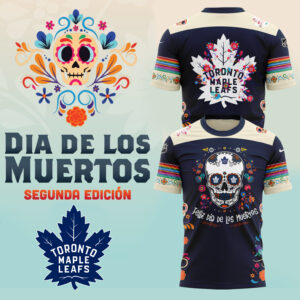 Toronto Maple Leafs 2024 NHL Dia De Los Muertos Premium Limited Tee