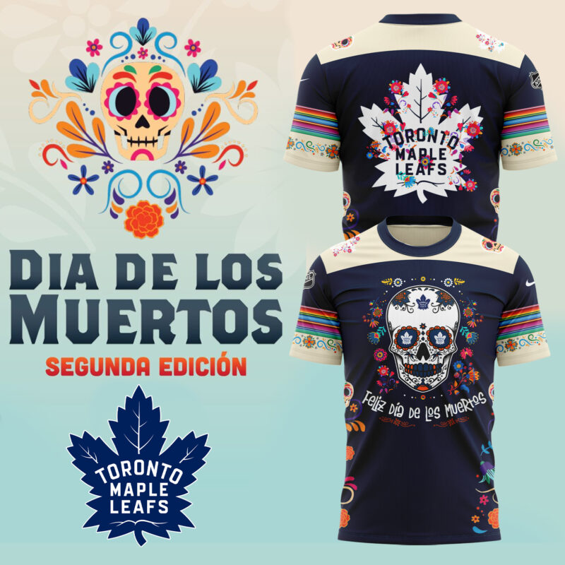 Toronto Maple Leafs 2024 NHL Dia De Los Muertos Premium Limited Tee
