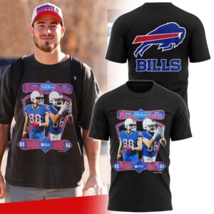 QCV Exclusive Dawson Knox & Dalton Kincaid Double Trouble Bills Tee