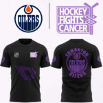 Edmonton Oilers 2024 Hockey Fights Cancer Shirt