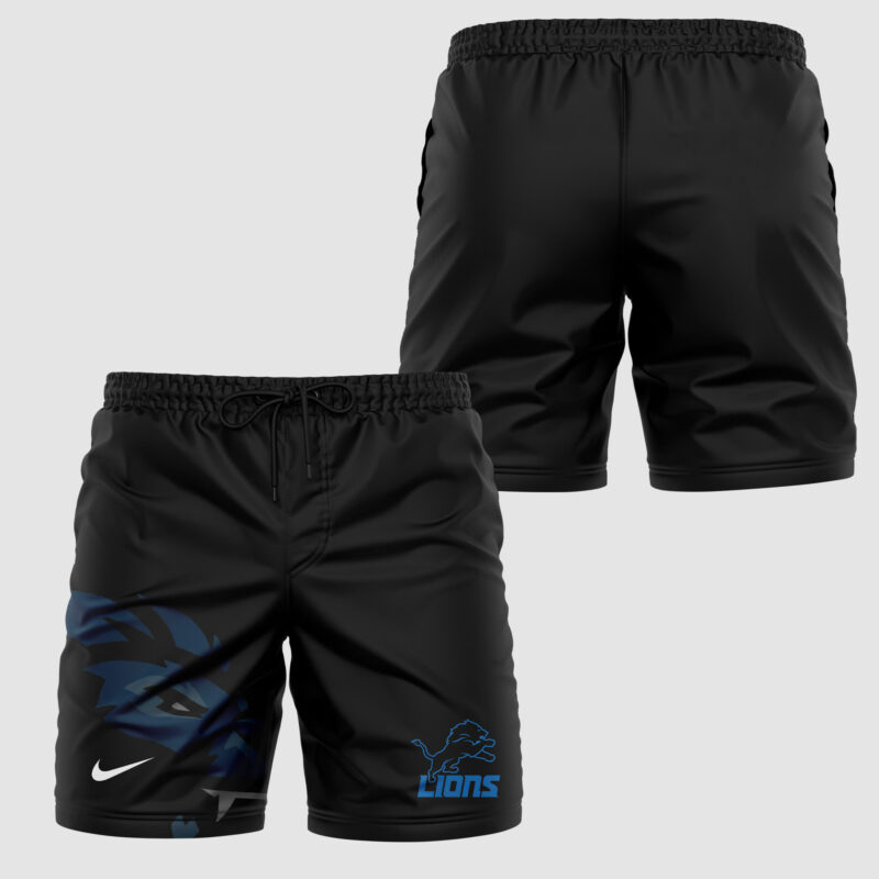 Men's Pro Standard Black Detroit Lions Mash Up T-Shirt - Image 2