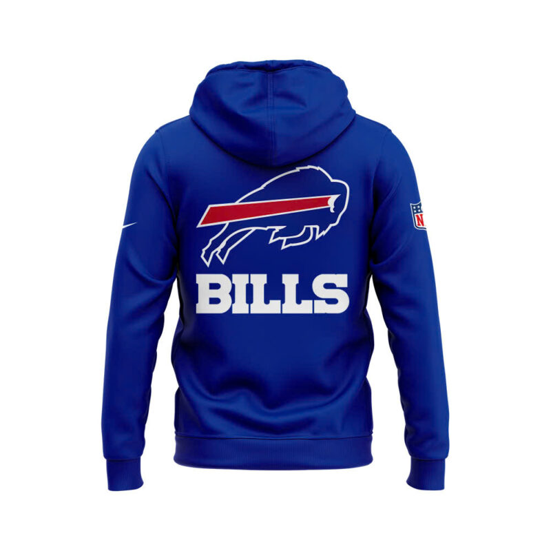 Buffalo Bills Nike Blue Game Player Hoodie - Image 3