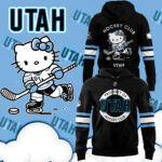2024 Utah Hockey Club x Hello Kitty 50th Anniversary Hoodie (Black)