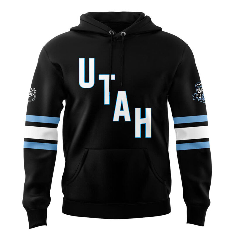 Utah Hockey Club NFL 2024 Hoodie V2 (Black) - Image 2