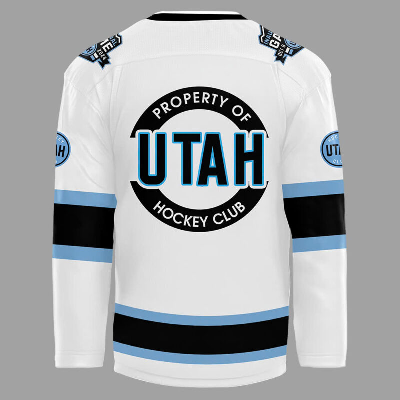 Utah Hockey Club 2024 NHL Hockey Jersey (White) - Image 3