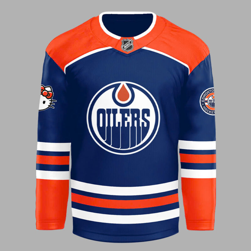 2024 Edmonton Oilers x Hello Kitty 50th Anniversary Jersey - Image 2