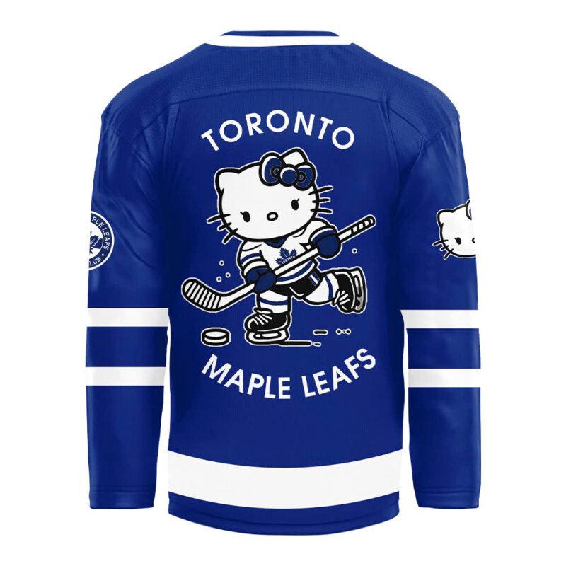 2024 Toronto Maple Leafs x Hello Kitty 50th Anniversary Exclusive Jersey (Blue) - Image 3