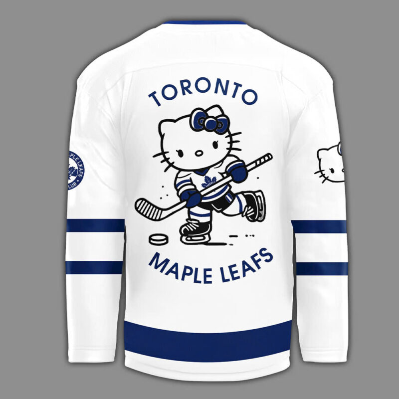 2024 Toronto Maple Leafs x Hello Kitty 50th Anniversary Exclusive Jersey (White) - Image 3