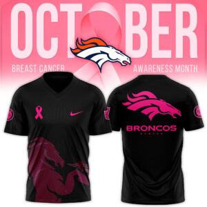 Unisex's Nike Black Denver Broncos 2024 NFL Crucial Catch V neck T shirt