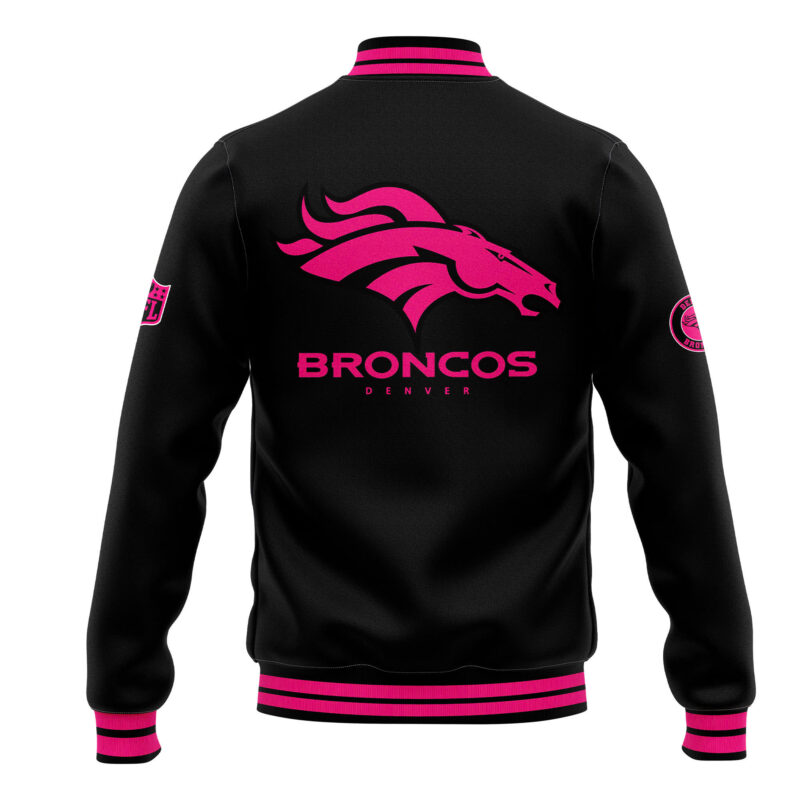 Men’s Nike Black Denver Broncos 2024 NFL Crucial Catch Bomber Jacket - Image 3