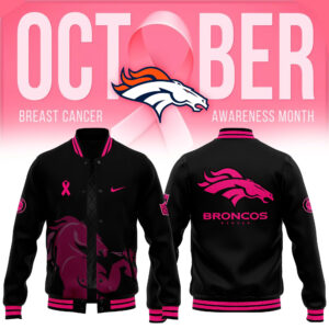 Men’s Nike Black Denver Broncos 2024 NFL Crucial Catch Bomber Jacket