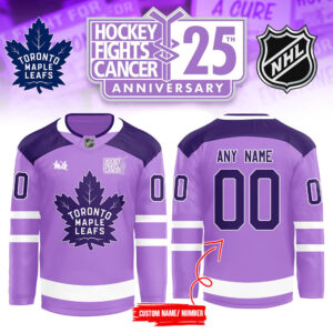 Toronto Maple Leafs x Hockey Fights Cancer Night 2024 Jersey