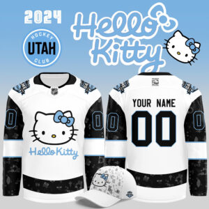 2024 Utah Hockey Club x Hello Kitty 50th Anniversary Exclusive Personalized Jersey