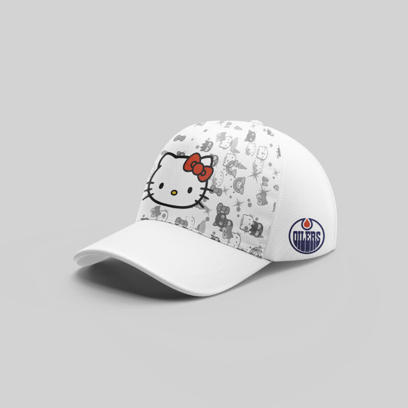 2024 Edmonton Oilers x Hello Kitty 50th Anniversary Exclusive Personalized Jersey - Image 4
