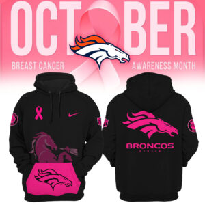 Women’s Nike Black Denver Broncos 2024 NFL Crucial Catch Club Pullover Hoodie