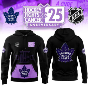 Toronto Maple Leafs x Hockey Fight Cancer 2024 Hoodie