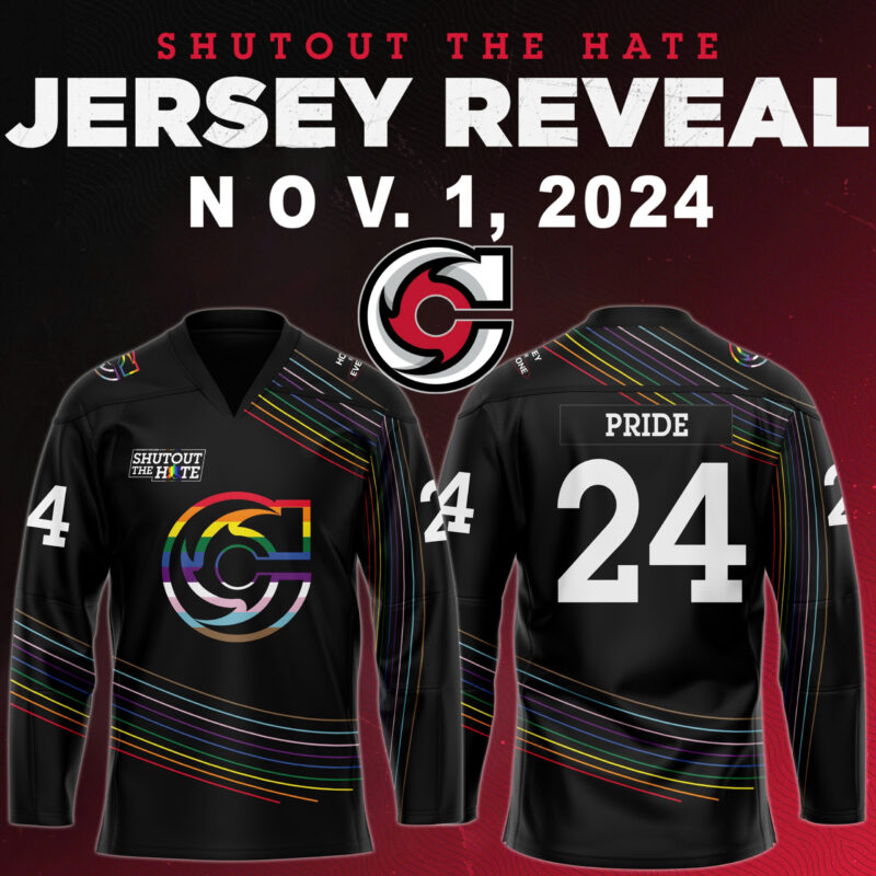 Cincinnati Cyclones x 'Shutout the Hate' Night 2024 Jersey