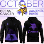 Unisex’s Nike Black Minnesota Vikings 2024 NFL Crucial QNtch Waffle Hoodie