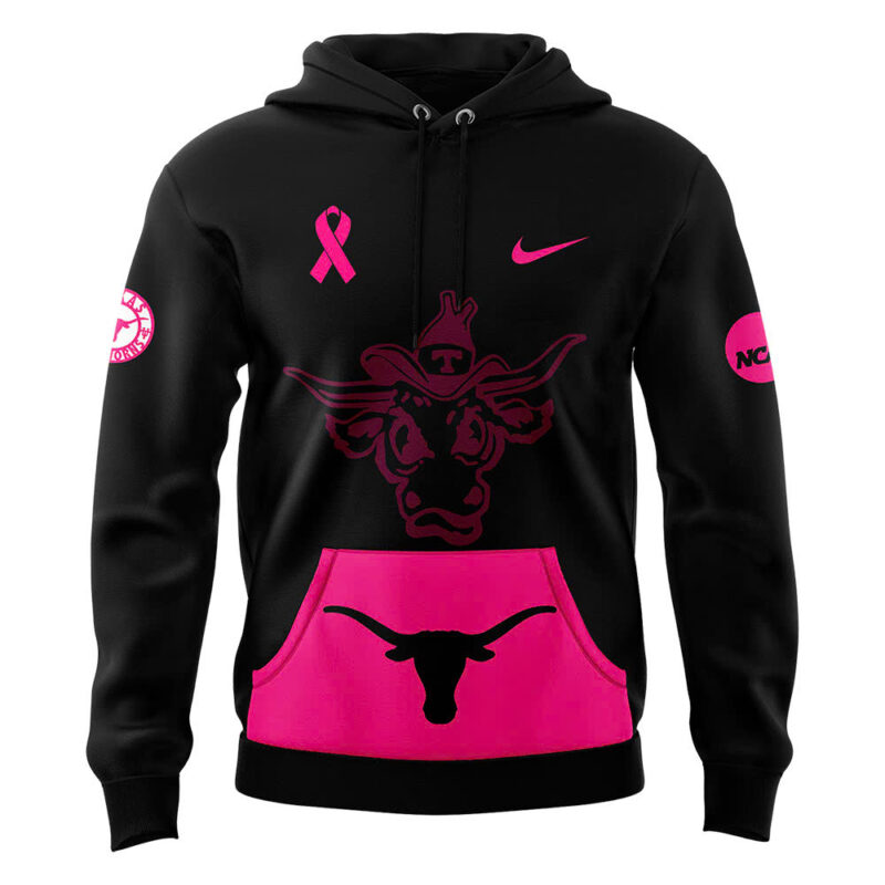 Men’s Nike Black Texas Longhorns football 2024 Crucial Catch Club Pullover Hoodie - Image 3