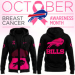 Men’s Nike Black Buffalo Bills 2024 NFL Crucial Catch Club Pullover Zip Hoodie