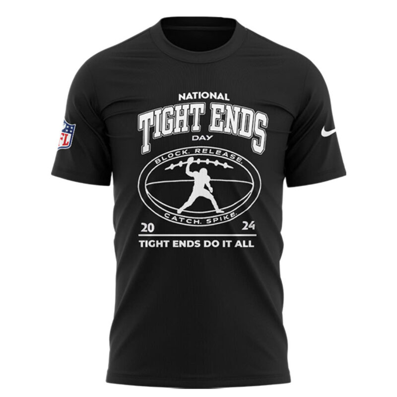 Unisex Nike Black Las Vegas Raiders 2024 National Tight Ends Day Tee - Image 2