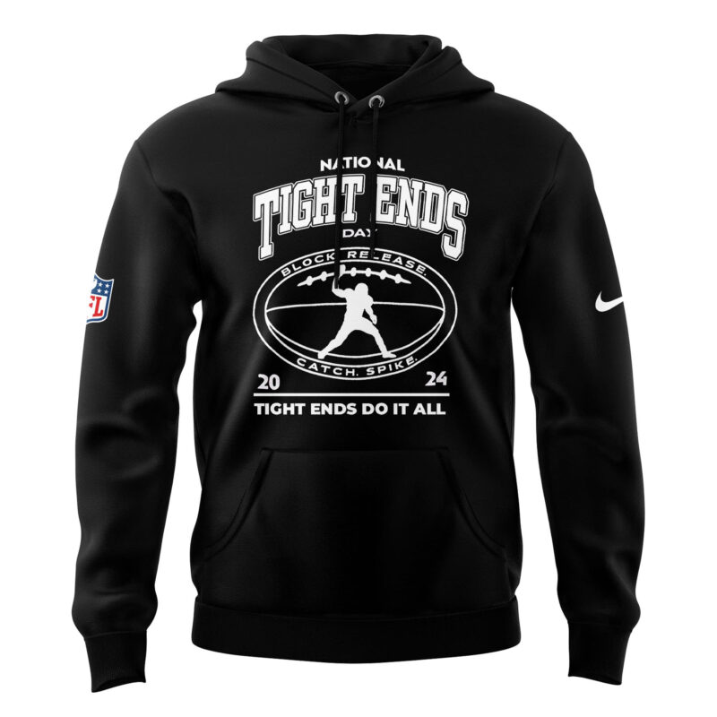 Unisex Nike Black Las Vegas Raiders 2024 National Tight Ends Day Hoodie - Image 2