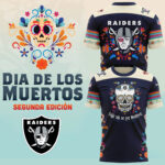 Las Vegas Raiders 2024 NFL Dia De Los Muertos Premium Limited Tee