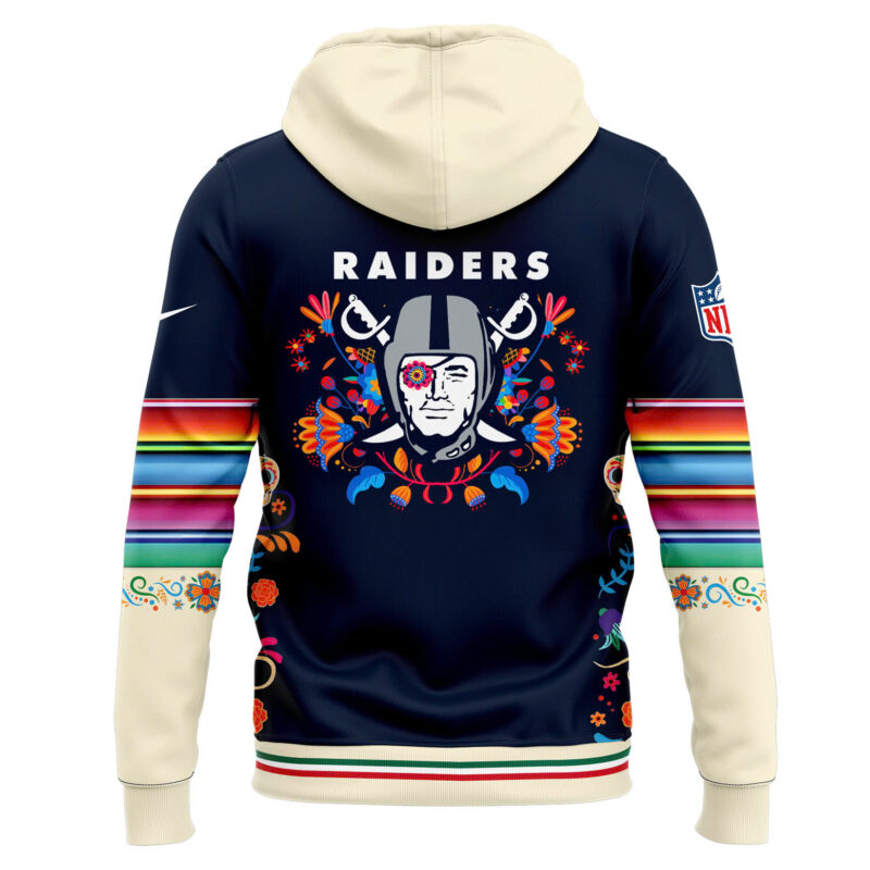 Men's Nike Las Vegas Raiders 2024 NFL Dia De Los Muertos Premium Limited Pullover Hoodie - Image 3