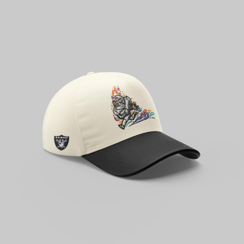 Las Vegas Raiders 2024 NFL Dia De Los Muertos Premium Cap - Image 2