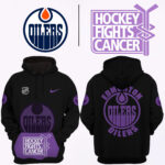 Women's Edmonton Oilers 2024 Hockey Fights Cancer Hoodie V2