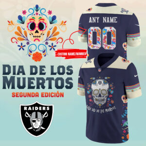 Men?s Nike Las Vegas Raiders 2024 NFL Dia De Los Muertos Premium Limited Personalized Jersey